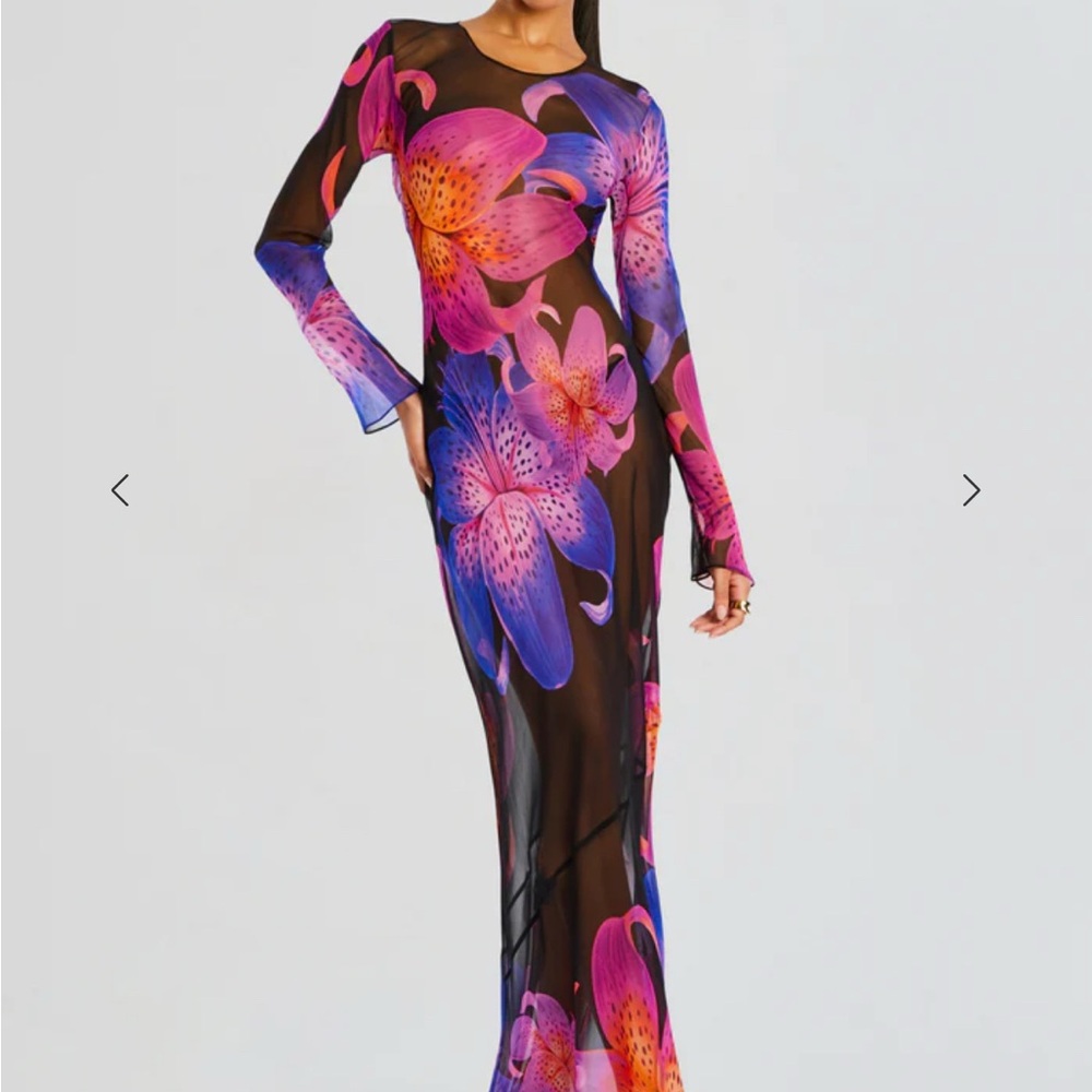 Retrofête VIENNA SILK DRESS coverup / dress - worn once